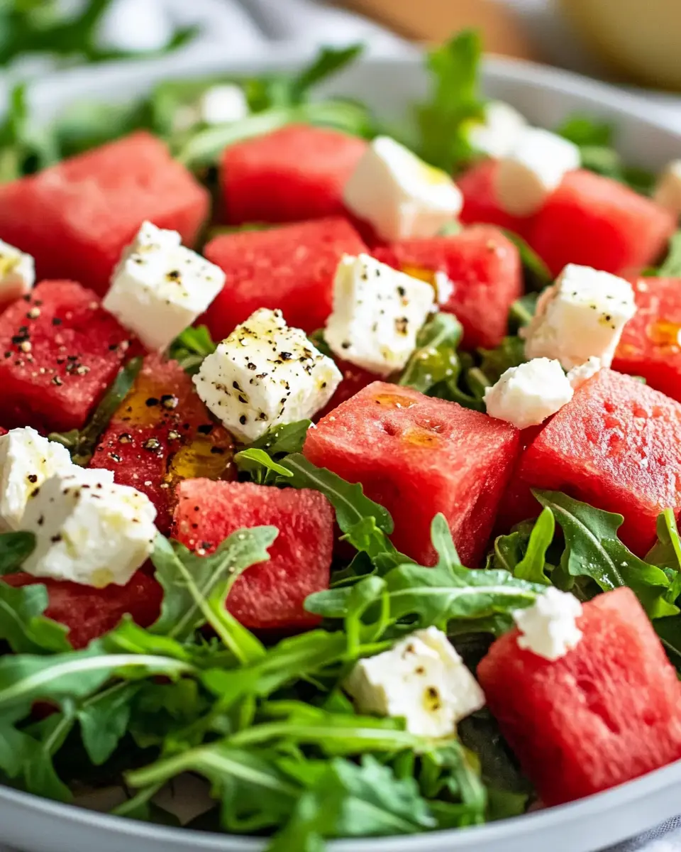 Wassermelonen Feta Salat: Bestes Rezept für erfrischenden Genuss