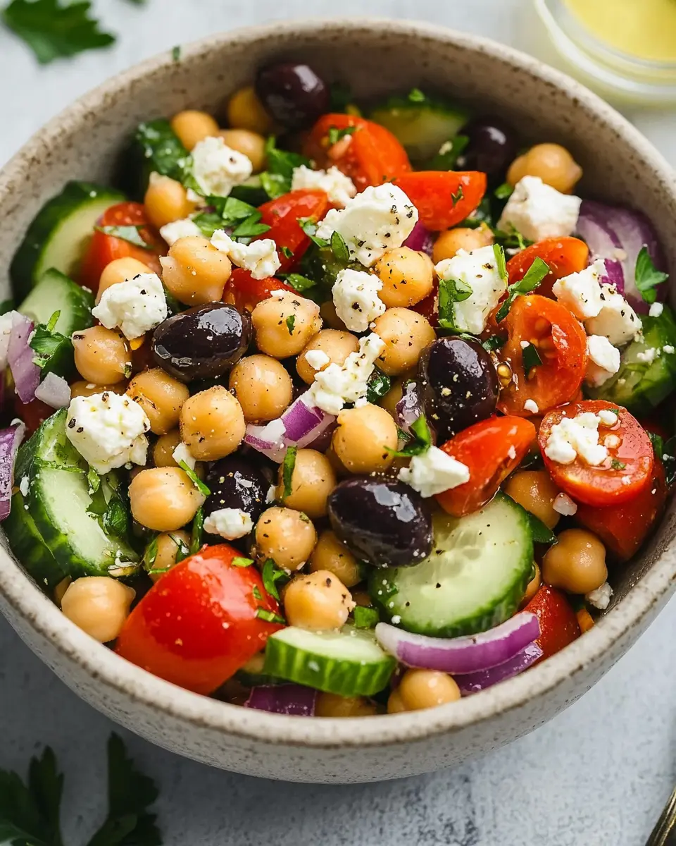 Griechischer Kichererbsensalat: Bestes Rezept für frische Geschmacksexplosionen 7