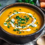 Kürbissuppe mit Kokosmilch und Karotten – Bestes Rezept First Image First Image