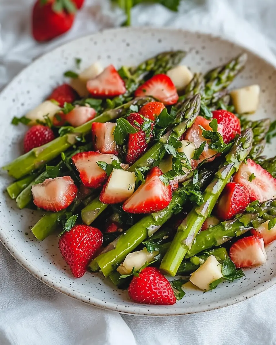 Spargelsalat mit Erdbeeren: Bestes Rezept für frische Genussmomente 5