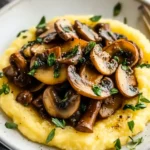 Polenta mit Pilzen Rezept einfach & cremig First Image First Image