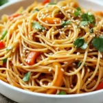 Asiatischer Spaghettisalat mit Sojasauce Rezept First Image First Image